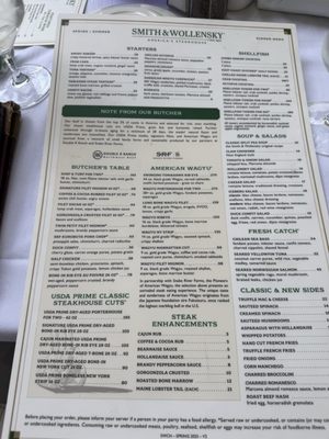 Menu photo 7 Smith & Wollensky - Chicago Chicago, IL