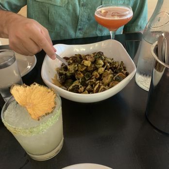 Francis Burger Joint - Spicy margarita, Brussels sprouts without bacon, and a second cocktail - Burgers Near Me - Minneapolis, Minnesota Francis Burger Joint - Spicy margarita, Brussels sprouts without bacon, and a second cocktail - Burgers Near Me - Minneapolis, Minnesota