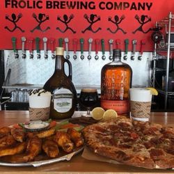 Frolic Brewing - Wings, pizza,beer and coffee