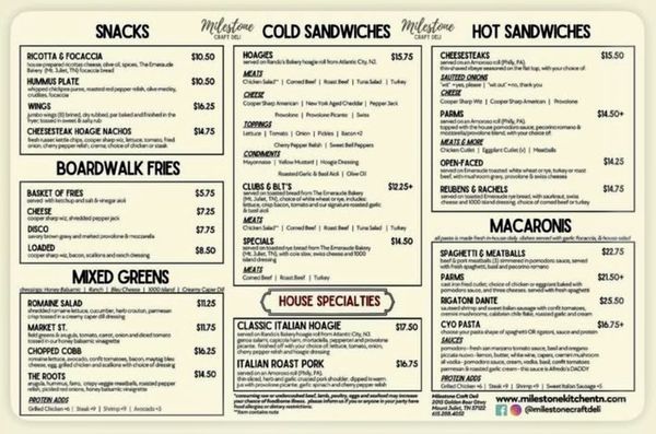 Menu photo 3 Milestone Craft Deli Mt. Juliet, TN Menu photo 3 Milestone Craft Deli Mt. Juliet, TN