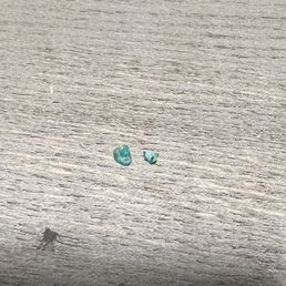 Glass from my husband's chicken and rice that he only found while chewing.