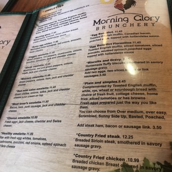 Morning Glory Brunchery - Menu - Breakfast & Brunch Near Me - Mesa, Arizona