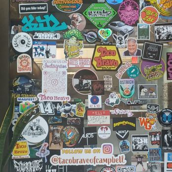 Taco Bravo - STICKERS - Mexican Near Me - Campbell, California