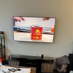Magic TV Mount - One of two installs with in wall cables.  Huge improvement on the space.