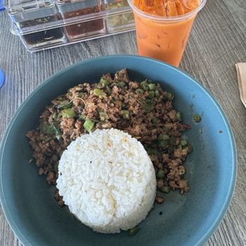 Spoon and Fork - Got Pad Kra Pow this time. Soooooo good. It is authentic. Will come back again - Thai Near Me - Belmont, California Spoon and Fork - Got Pad Kra Pow this time. Soooooo good. It is authentic. Will come back again - Thai Near Me - Belmont, California