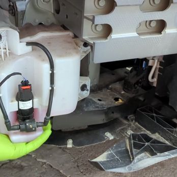 Stocker Chevrolet - the location of the pump after removing the bumper that Stocker insists took hours to reach - Car Dealers Near Me - State College, Pennsylvania