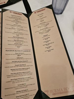 Menu photo 2 Burma Roots San Jose, CA