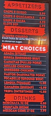 Menu photo 2 El Chingon Authentic Mexican Fusion Durant, OK Menu photo 2 El Chingon Authentic Mexican Fusion Durant, OK