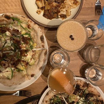 The Jimmy - Brisket Ragu pappardelle, brussels sprouts pizza, funghi pizza - Mediterranean Near Me - Charlotte, North Carolina The Jimmy - Brisket Ragu pappardelle, brussels sprouts pizza, funghi pizza - Mediterranean Near Me - Charlotte, North Carolina