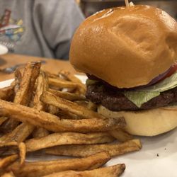 Indian Creek Steakhouse - Burger and fries
