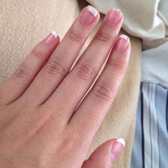 Diamond Nails and Spa - 4 days after my manicure. Seriously? - Nail Salons Near Me - Riverside, California
