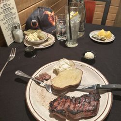 The Mill Steaks & Spirits - My meal: New York Strip
