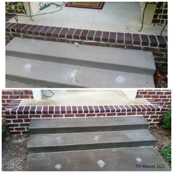 TK Mason - Brick Porch Repair - Masonry/Concrete Near Me - Butler, Wisconsin