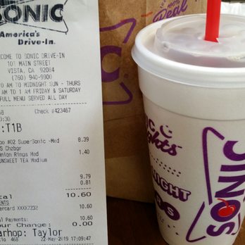 Sonic Drive-In - Burgers Near Me - Vista, California Sonic Drive-In - Burgers Near Me - Vista, California