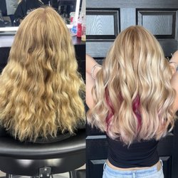 Salon Ablaze By Tara Faye - Beautiful touch up with a bit of color
