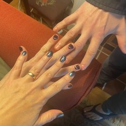 Posh Nails & Spa - Regular gel mani/pedi and cat eye gel. So beautiful! Thank you!