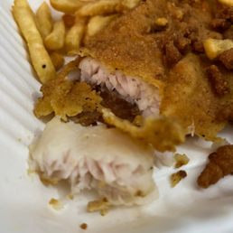 Cod filet from fisherman's platter. Cod filet from fisherman's platter.