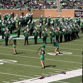 DATCU Stadium - More marching - Stadiums & Arenas Near Me - Denton, Texas