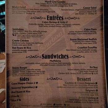 Pat O'Brien's - Menu side 1 - Bars Near Me - Orlando, Florida Pat O'Brien's - Menu side 1 - Bars Near Me - Orlando, Florida