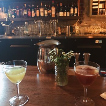 San Simon - Last dying breath (left) Spanish for Paper Plane (right) - Cocktail Bars Near Me - Bend, Oregon
