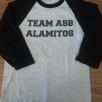 Professional Embroidery - 3/4 jersey Team ASB shirt. Students' last names on back, sports-style. - Sewing & Alterations Near Me - Westminster, California Professional Embroidery - 3/4 jersey Team ASB shirt. Students' last names on back, sports-style. - Sewing & Alterations Near Me - Westminster, California