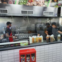 Halal Bros Grill - Busy busy with the grill