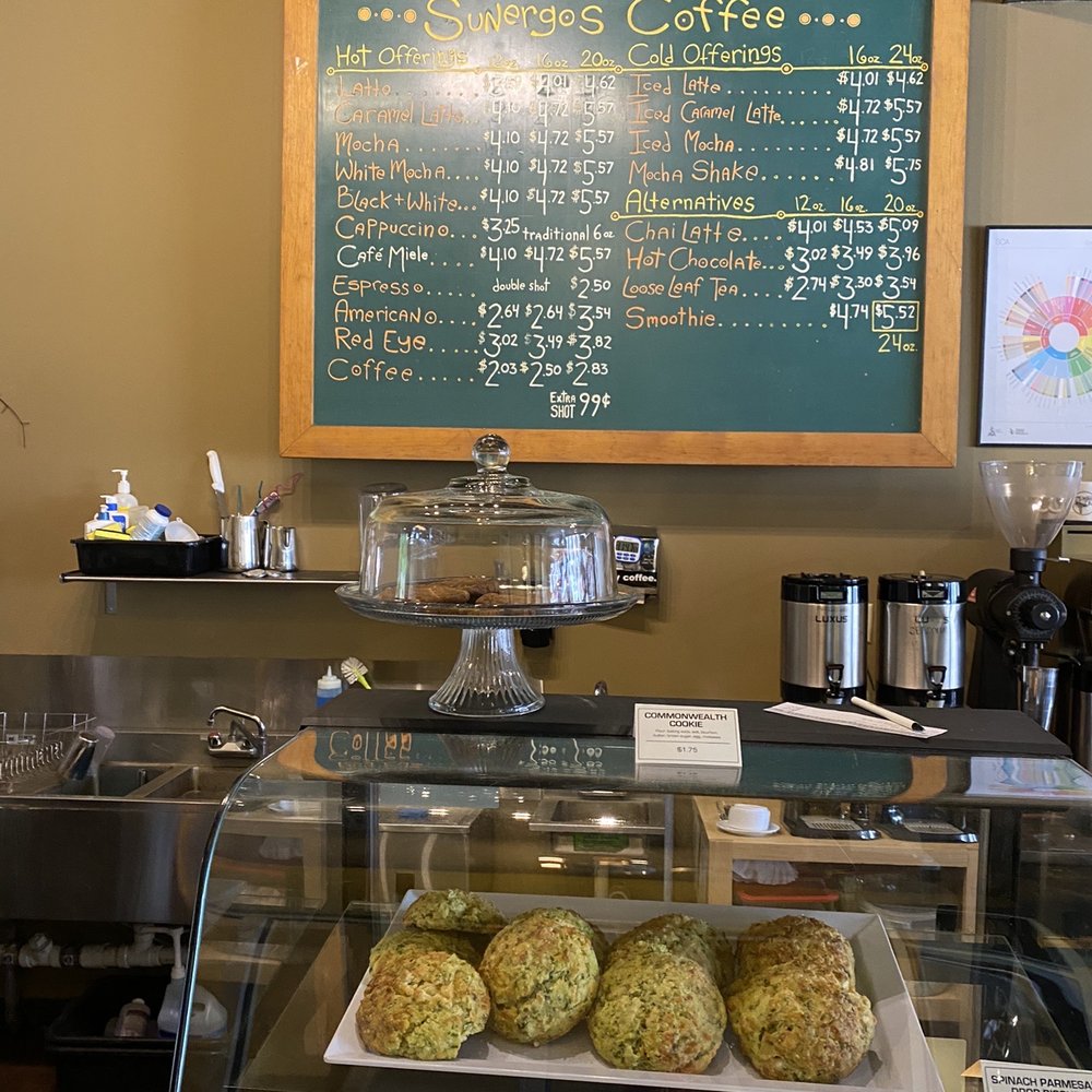 Sunergos Coffee - Menu board - Coffee & Tea Near Me - Louisville, Kentucky Sunergos Coffee - Menu board - Coffee & Tea Near Me - Louisville, Kentucky