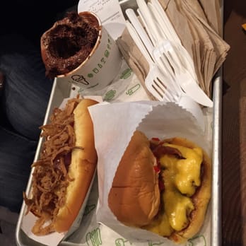 Shake Shack River North - Shack attack custard. Publican hot dog. And smoke shack burger. Drooling. - Burgers Near Me - Chicago, Illinois Shake Shack River North - Shack attack custard. Publican hot dog. And smoke shack burger. Drooling. - Burgers Near Me - Chicago, Illinois