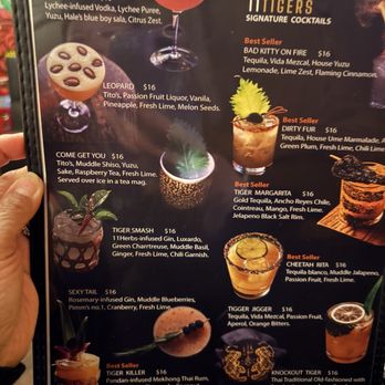 11 Tigers - Cocktails! - Asian Fusion Near Me - New York, New York