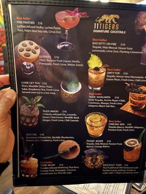 Menu photo 1 11 Tigers New York, NY