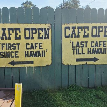 Rollerville Cafe - Last Cafe until you reach Hawaii. - American Near Me - Point Arena, California