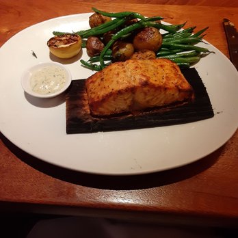 Seasons 52 - Wood baked salmon. - New American Near Me - Altamonte Springs, Florida Seasons 52 - Wood baked salmon. - New American Near Me - Altamonte Springs, Florida