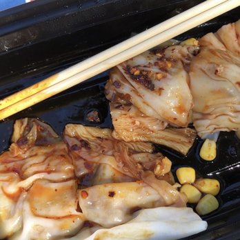 Joe's Steam Rice Roll - Large rice roll with BBQ pork, corn, scallion, and cilantro. Was so good I ate some and then took a picture - Dim Sum Near Me - Flushing, New York Joe's Steam Rice Roll - Large rice roll with BBQ pork, corn, scallion, and cilantro. Was so good I ate some and then took a picture - Dim Sum Near Me - Flushing, New York