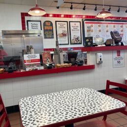 the interior of a restaurant