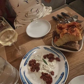 Roscioli - Burrata, Sun Dried Tomato, Foccacia - Italian Near Me - New York, New York Roscioli - Burrata, Sun Dried Tomato, Foccacia - Italian Near Me - New York, New York