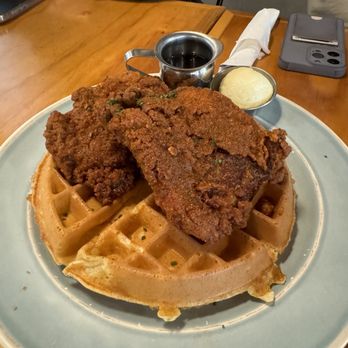 Toast Kitchen & Bakery - louisiana hot chicken and waffles - Breakfast & Brunch Near Me - Costa Mesa, California