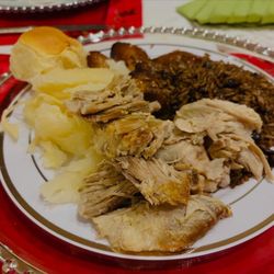 Presidente Supermarket - Pork, Yucca, Maduros and Rice & Beans.