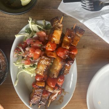 Nadine's Mexican Kitchen - The pork belly skewers!! As delicious as the food was this was the star of the show. WOW! - Mexican Near Me - Rathdrum, Idaho