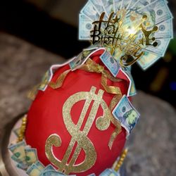 Bel Dolce Bakery - Money bag cake for my sons 17th birthday amazing job