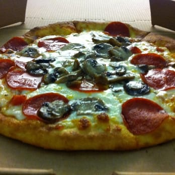 Wolfgang Puck Express - Mushroom and pepperoni pizza - Pizza Near Me - Las Vegas, Nevada