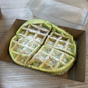 Phinesso Coffee House - Pandan Waffle - Coffee & Tea Near Me - Broken Arrow, Oklahoma