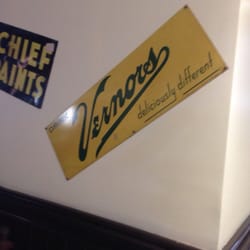 Henry J Beans - Vintage Vernor's sign - always makes a Detroit girl happy. Unfortunately they don't actually serve it