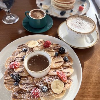 Lezzet Brunch - Mini pancakes, berry pancakes, caramel latte - Turkish Near Me - Auburn, Washington Lezzet Brunch - Mini pancakes, berry pancakes, caramel latte - Turkish Near Me - Auburn, Washington