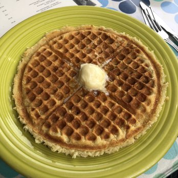 The Streamliner Diner - Waffle (batter made in-house!) from The William - American Near Me - Bainbridge Island, Washington The Streamliner Diner - Waffle (batter made in-house!) from The William - American Near Me - Bainbridge Island, Washington