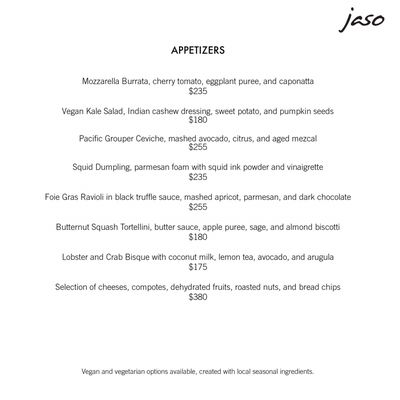 Menu photo 6 Jaso Ciudad de México, DIF