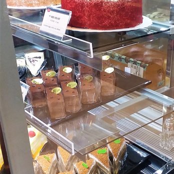 85°C Bakery Cafe-Lakeline - The dessert racks! - Coffee & Tea Near Me - Austin, Texas