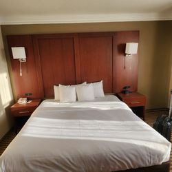 Comfort Suites Visalia - Convention Center - Photo #1: single king bed suite, bedroom