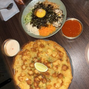 Danbi - scallop pancake and mushroom bibimbap - Korean Near Me - Los Angeles, California