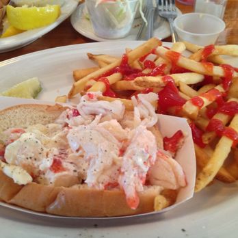 Jake's Seafood Restaurant - Awesome Lobster Roll with Fries. Onion rings are excellent! - Seafood Near Me - Hull, Massachusetts Jake's Seafood Restaurant - Awesome Lobster Roll with Fries. Onion rings are excellent! - Seafood Near Me - Hull, Massachusetts