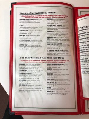 Menu photo 8 Woody's Diner Huntington Beach, CA